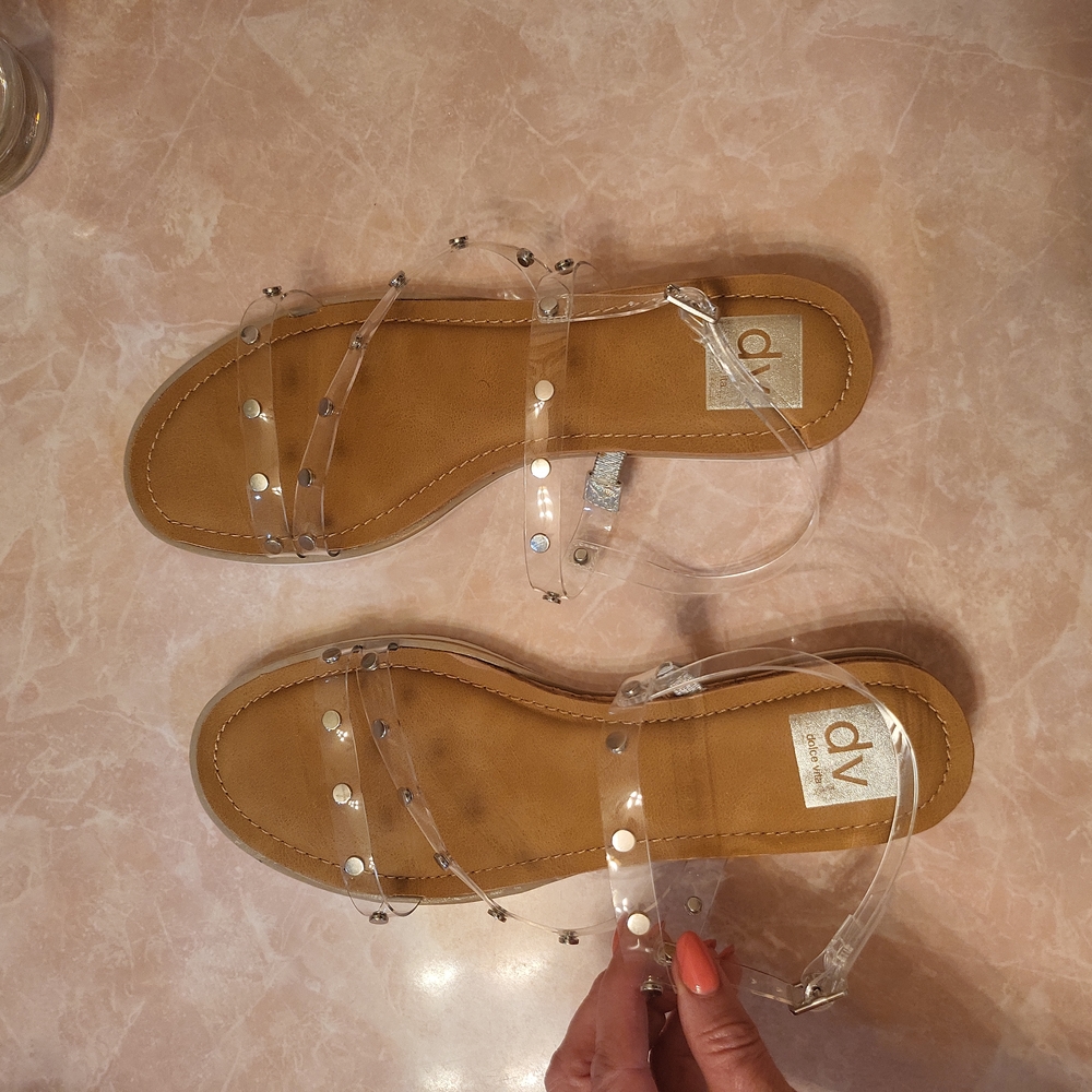 Dolcevita stud sandals